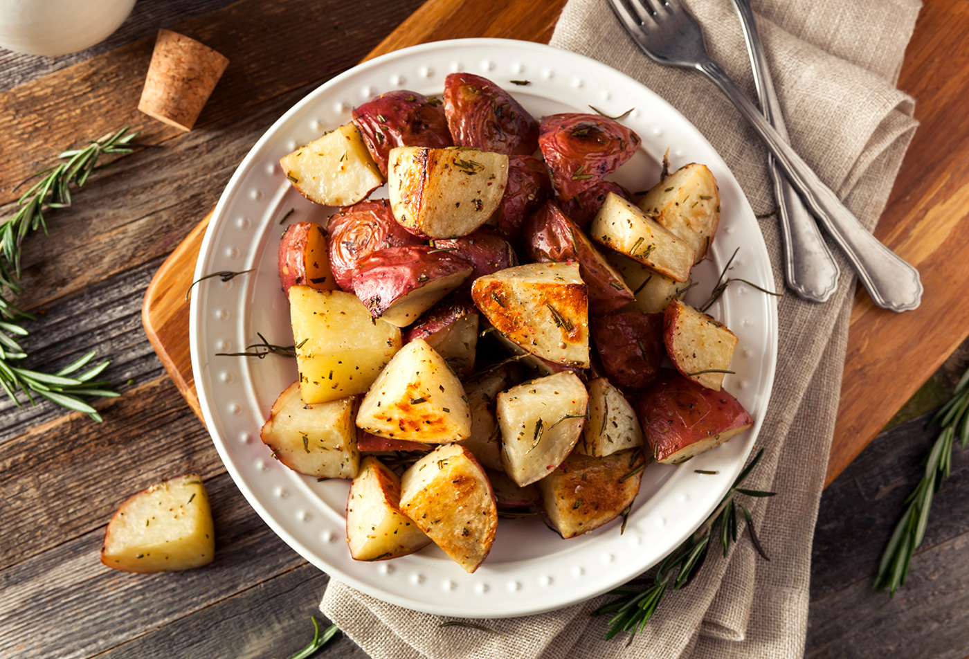 gold 'n soft recipe rosemary garlic potatoes